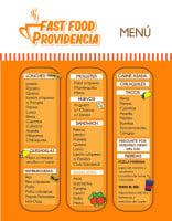 Providencia Fast Food menu