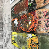 Graffiti Restro Cafe Wine Extérieur