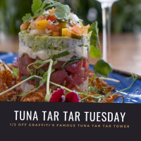 Graffiti Restro Cafe Wine Nourriture