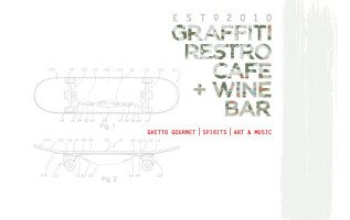 Graffiti Restro Cafe Wine Carte