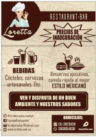 Loretta Restaurante Bar Carte
