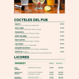 El Irish Pub menu