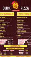 Quick Pizza Cali menu