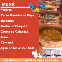 Las Alitas Hugo menu