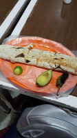 Huaraches Al Pastor food