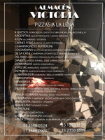 Almacén Victoria menu