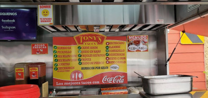 Tony’s Tacos Suc Morones Prieto Carte