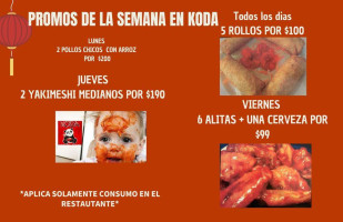 Koda Comida China Carta