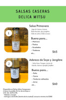Delica Mitsu menu