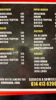 La Calesa Steakhouse menu