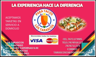 Los Tarascos Chilpancingo Carta