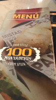 100 Montaditos Carte