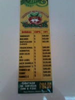 El Limoncito Mariscos Carte