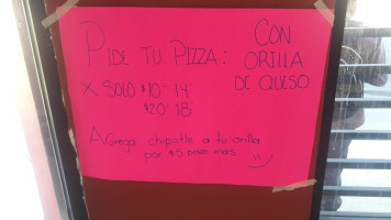 Manhattan Pizza menu