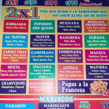 Mariscaly's Pizza Carta