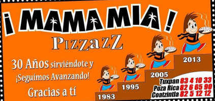 MAMA MIA Pizzas Logo