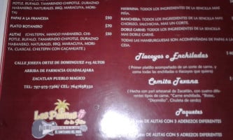 Las Palmas De La Piña Carta