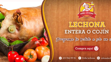 Doña Lechona menu