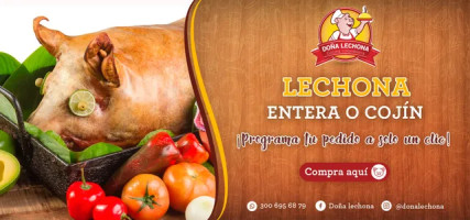 Doña Lechona menu