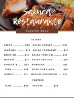 Sakura Cardápio