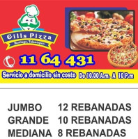 Gili's Pizza Carta