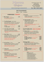 La Huerta Garden Carta