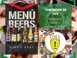 Wings Army Tuxtepec Carte
