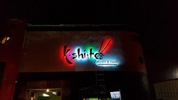 K shi too sushi & beer outside
