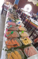 Buffet Los Chapulines food