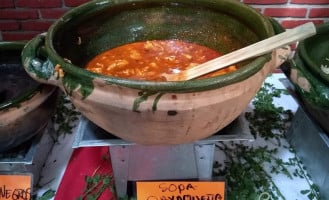 Buffet Los Chapulines food