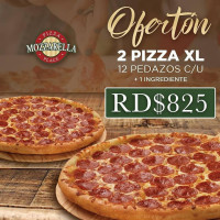 Mozzarella Pizza Place menu