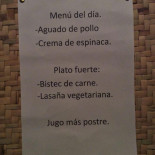 La Olla Esmeraldeña menu