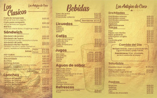 Los Antojos De Coco menu