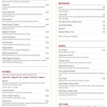 Las Palapas, México menu