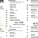 Caos Café Carta