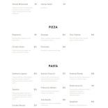 CafÉ Punta Del Cielo Menu