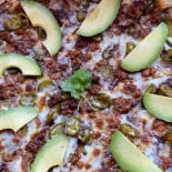 Pizzería Burgos. Comida