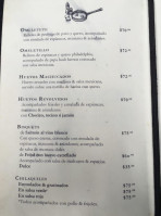 Café 5pm menu