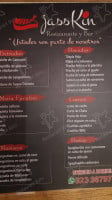 Jasskin Restaurante Bar menu