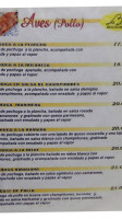 La Barra Restaurante menu