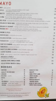 La Panadera Y El Chef menu