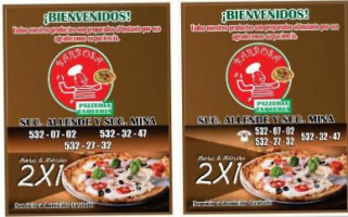Pizzería Barbosa food
