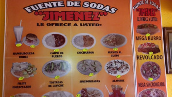 Fuente De Sodas Jimenez food