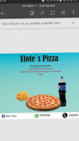 Elote's Pizza food