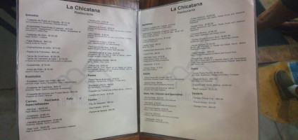 La Chicatana menu