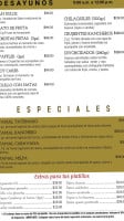 El Jacal De San Antonio menu