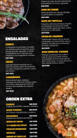 Sonora Beef menu