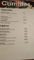 La Monnalisa Restaurant-Bar menu