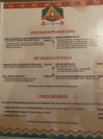 Mi Loreto menu
