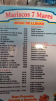 Mariscos 7 Mares inside